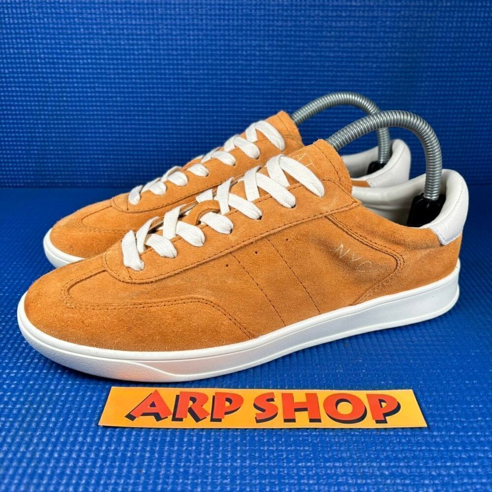 🔴 ZARA NAT Women`s Size 7 Yellow White Suede Comfort Walking Shoes 2697